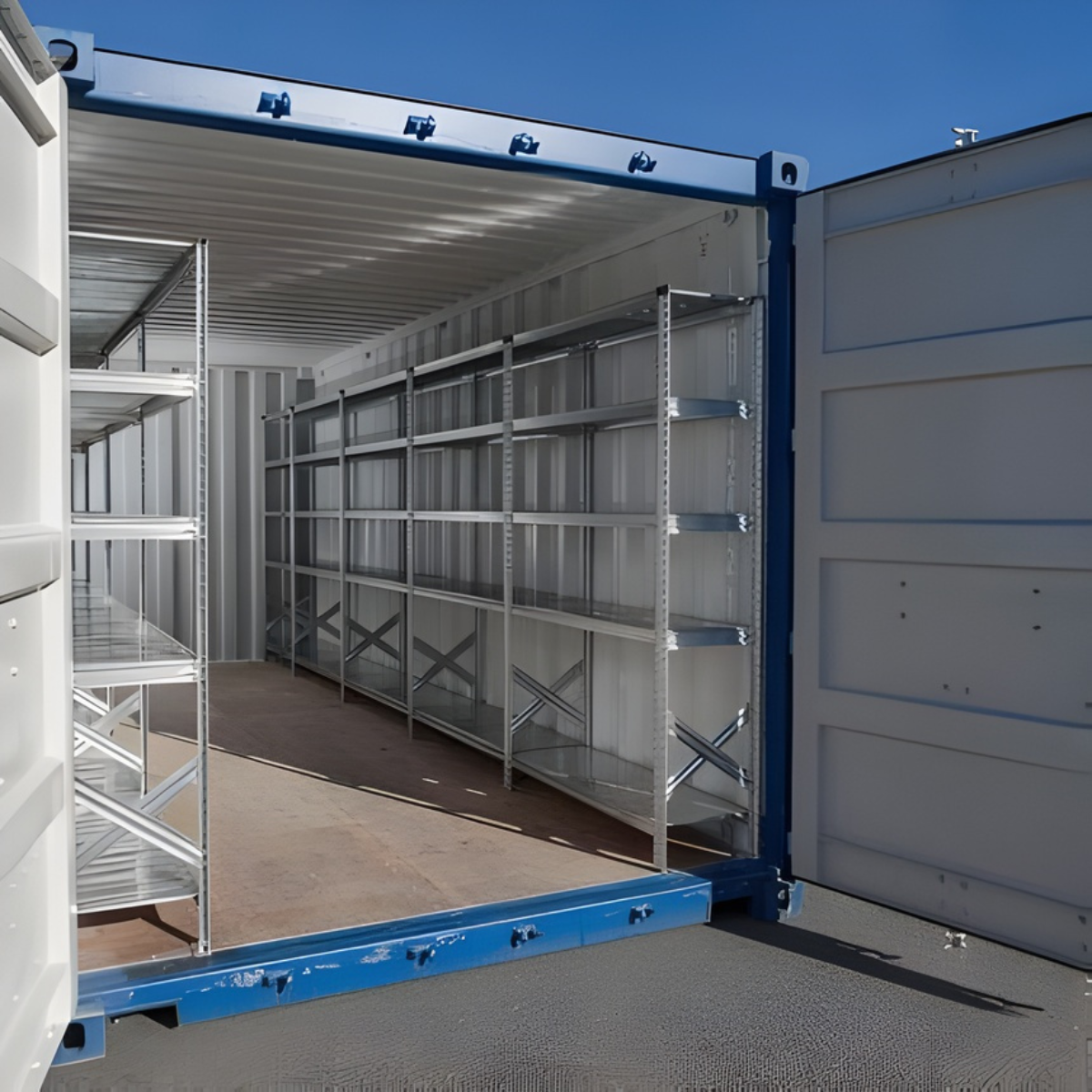 Storage Container With Racks UAE