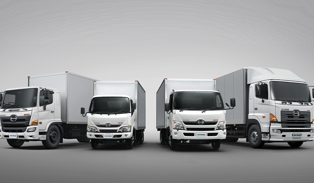 Hino commercial vehicle lineup