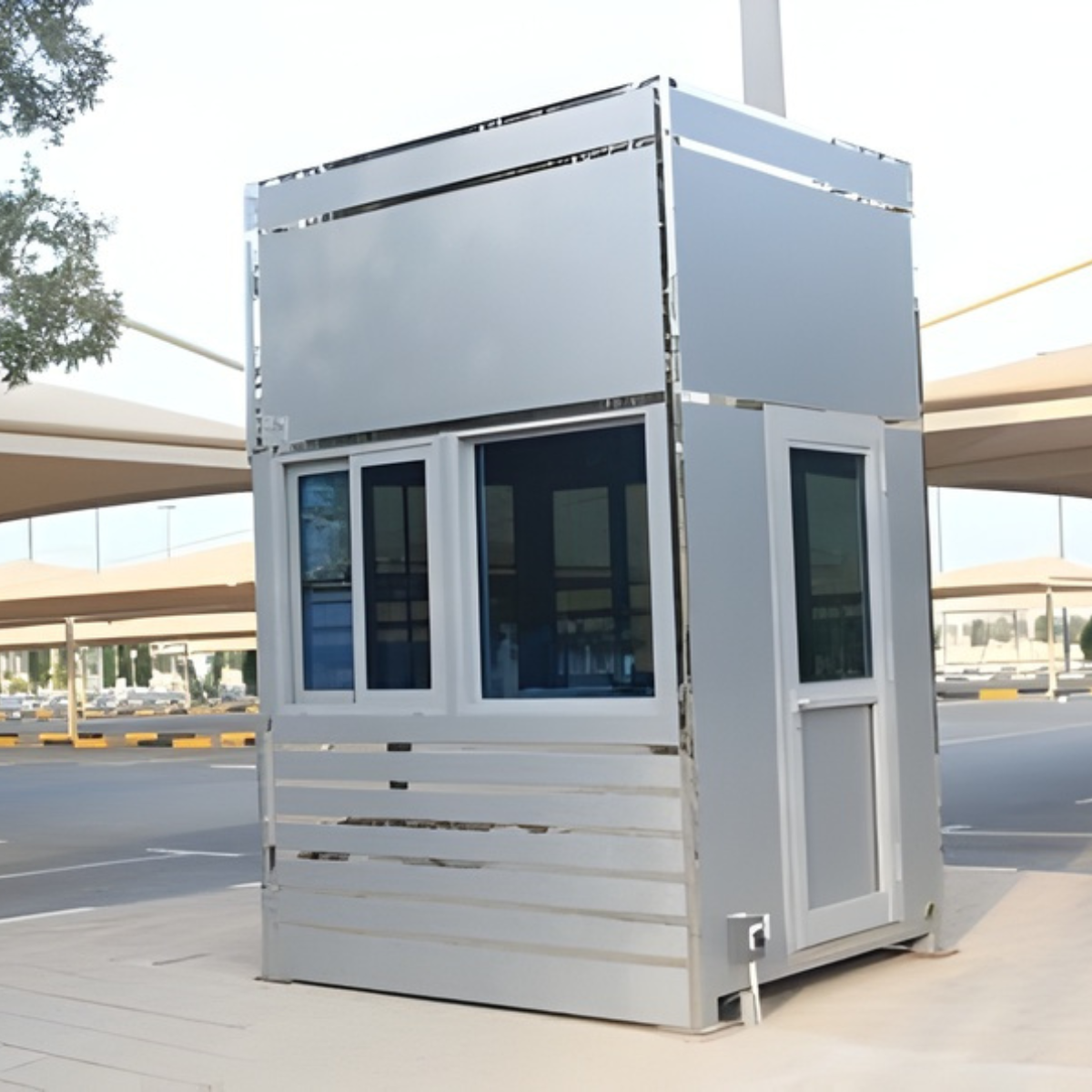 Aluminium Cladding Security Cabins