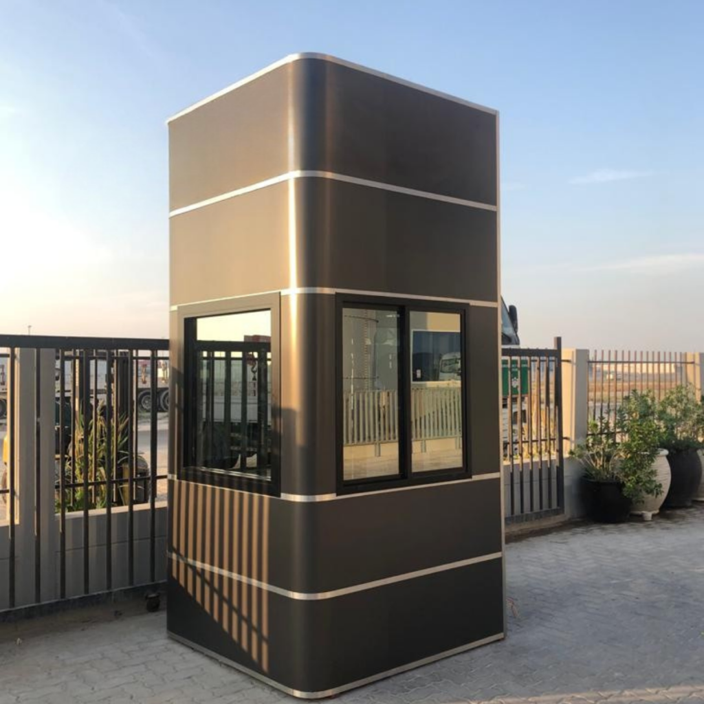 aluminium cladding security cabins UAE